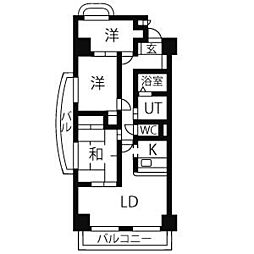 フレンドビル21 3LDKの間取図画像