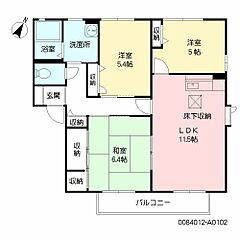 物件の間取り