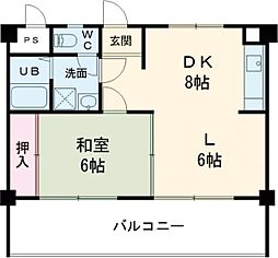 VIPKLAVIER 1LDKの間取図画像