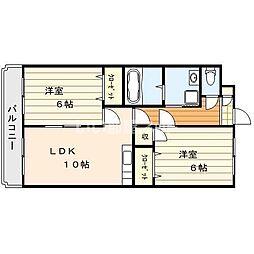 トレステーラ花みず木 2LDKの間取図画像