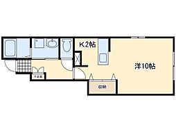 エル・ドラド1 ワンルームの間取図画像