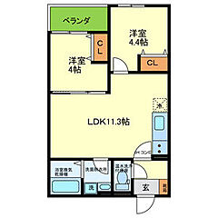 物件の間取り