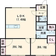 物件の間取り