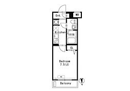 GRANPASEO文京小日向 1Kの間取図画像