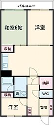 コープ野村府中武蔵野台3号棟 3SLDKの間取図画像