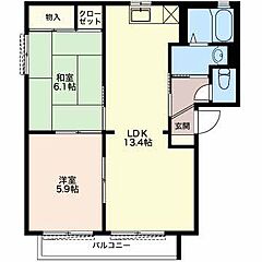物件の間取り