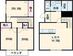 ファインメゾン5 3LDKの間取図画像