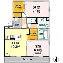 物件の間取り