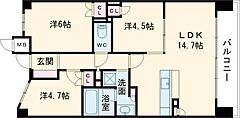 物件の間取り