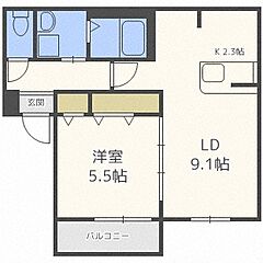 物件の間取り