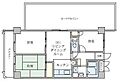 若葉グリーンプラザ八番館3階7.5万円