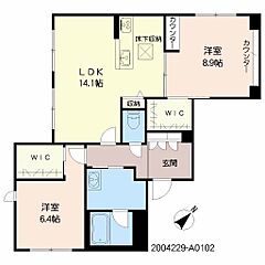 物件の間取り