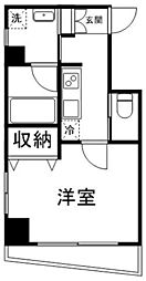 スターマンションG 1Kの間取図画像