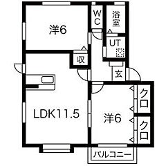 物件の間取り