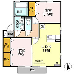 物件の間取り