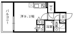 グランフォーレ西新アネックス ワンルームの間取図画像