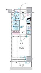 GENOVIA西川口IV 1Kの間取図画像