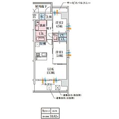 物件の間取り
