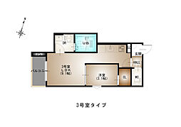 Regalest DS Aosaki(レガリスト ディーエスアオサキ) 1LDKの間取図画像