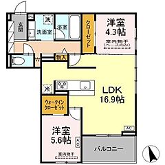 物件の間取り