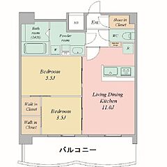 物件の間取り