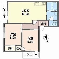 物件の間取り