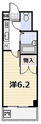 ヴェルメゾン今出川 1Kの間取図画像