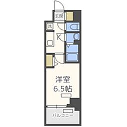 プレサンス梅田北ディア 1Kの間取図画像
