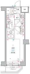 クレヴィスタ戸田 1Kの間取図画像