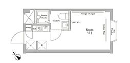 ARKHOUSEF ワンルームの間取図画像