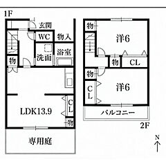 物件の間取り