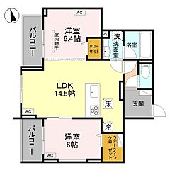 物件の間取り