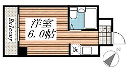 ライオンズマンション三軒茶屋第6 1Kの間取図画像