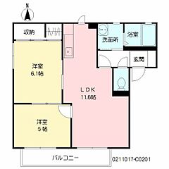 物件の間取り