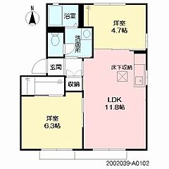 物件の間取り