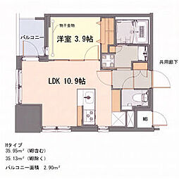 S-RESIDENCE千種belvia TOWER(べルヴィアタワー) 10月27日(火) 1LDKの間取図画像