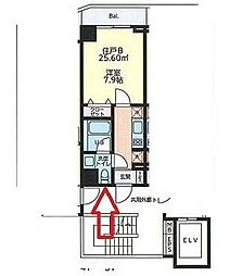 RiziereWest 1Kの間取図画像