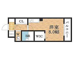 エクセレントコタニ ワンルームの間取図画像
