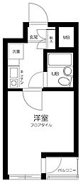 日興パレス西荻窪PART2 1Kの間取図画像