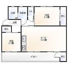 物件の間取り
