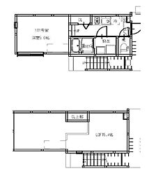 LOFT AOI(ロフト 1Kの間取図画像