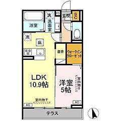 Gran Luxe 1LDKの間取図画像