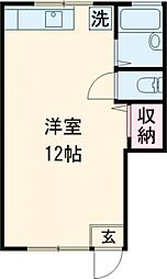 GoldCrown 1Kの間取図画像