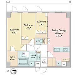 物件の間取り
