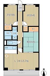 パークフィールド志木 3LDKの間取図画像