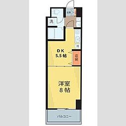 BellCity榴ケ岡 1DKの間取図画像