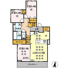 物件の間取り