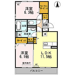 物件の間取り