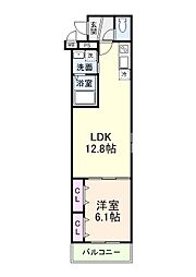 Casa Ciel 1LDKの間取図画像