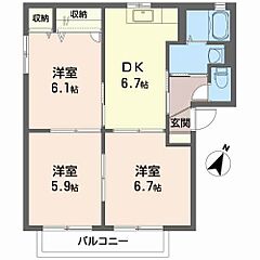 物件の間取り